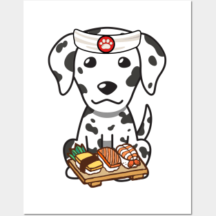 Sushi Chef Dalmatian Posters and Art